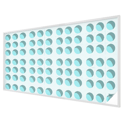 Frosted window film with stained glass pattern Modern wheels