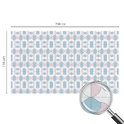 Decorative window film stained glass design Pastel patterns