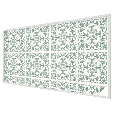 Privacy window film stained glass effect Plant ornaments