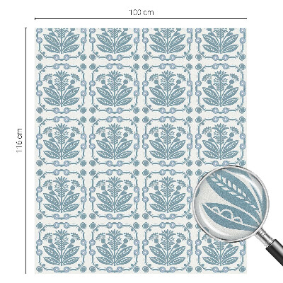 Patterned window film stained glass Floral pattern