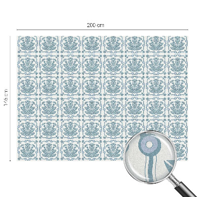 Patterned window film stained glass Floral pattern