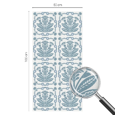 Patterned window film stained glass Floral pattern