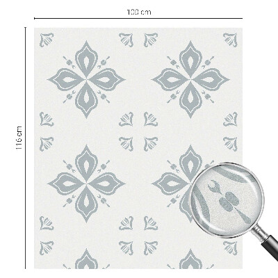 Privacy window film stained glass effect Geometric symmetry