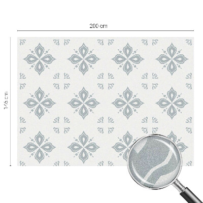 Privacy window film stained glass effect Geometric symmetry