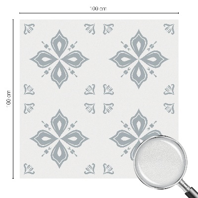 Privacy window film stained glass effect Geometric symmetry