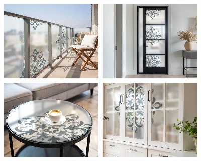 Decorative window film stained glass design Classic ornament