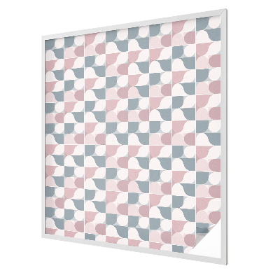 Coloured glass film for windows Pastel patterns