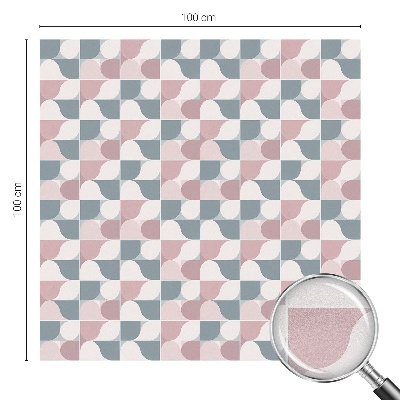 Coloured glass film for windows Pastel patterns