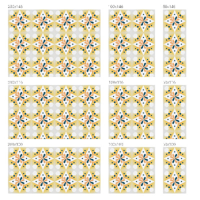 Patterned window film stained glass Floral symmetry