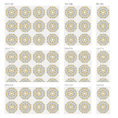 Privacy window film stained glass effect Boho mandalas