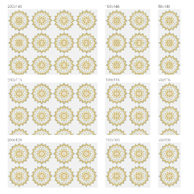 Decorative window film stained glass design Floral mandala