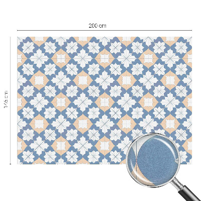 Privacy window film stained glass effect Symmetrical patterns