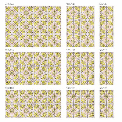 Patterned window film stained glass Abstract flowers
