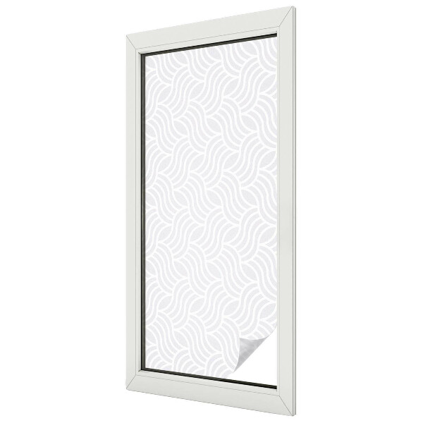 Decorative window film stained glass design Waves of harmony