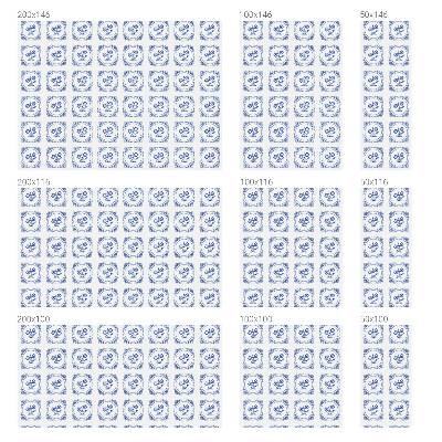 Frosted window film with stained glass pattern Delicate flowers