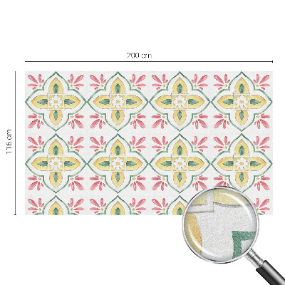 Patterned window film stained glass Floral ornament