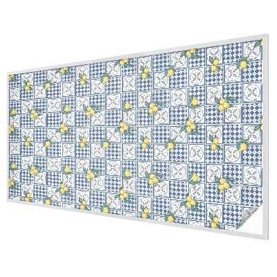 Decorative window film stained glass design Lemon pattern