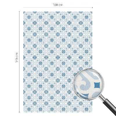 Privacy window film stained glass effect Tiled decorations