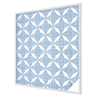 Frosted window film with stained glass pattern Geometric mazes