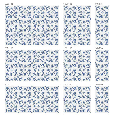 Coloured glass film for windows Floral ornament