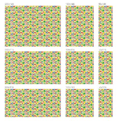 Privacy window film stained glass effect Colorful fruits