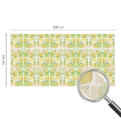 Patterned window film stained glass Fresh lemons