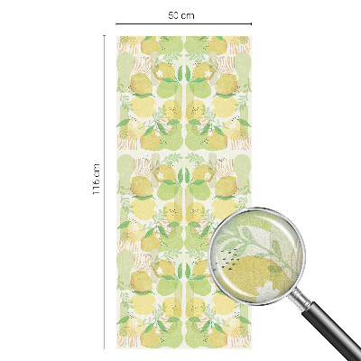 Patterned window film stained glass Fresh lemons
