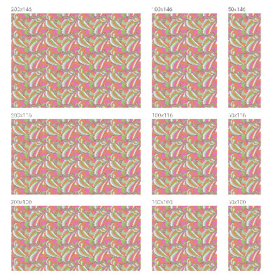 Coloured glass film for windows Colorful zigzag