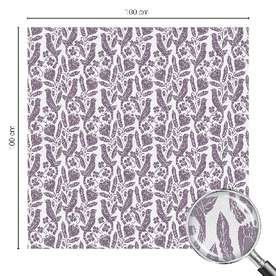 Decorative window film stained glass design Folk motifs