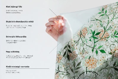 Frosted window film with stained glass pattern A floral feast