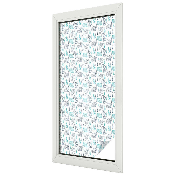 Decorative window film stained glass design Maritime harmony