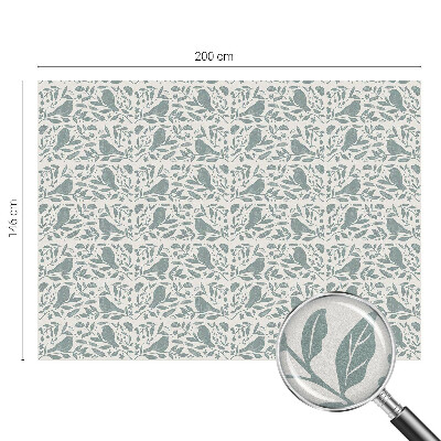 Decorative window film stained glass design Bird motif