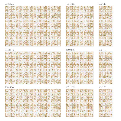 Frosted window film with stained glass pattern Geometric love