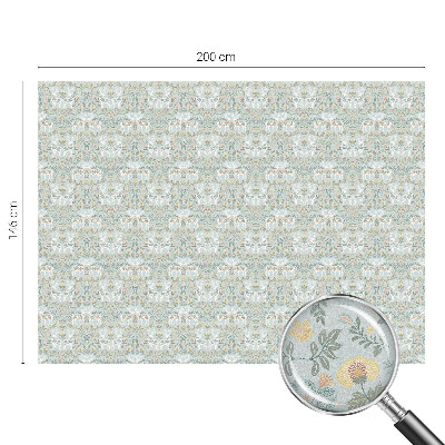 Patterned window film stained glass Deer flowers