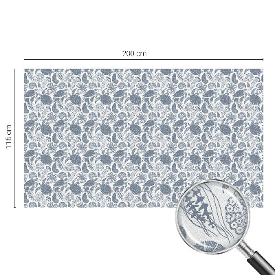 Coloured glass film for windows Ocean life