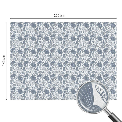 Coloured glass film for windows Ocean life