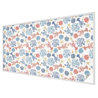 Privacy window film stained glass effect Crayfish corals