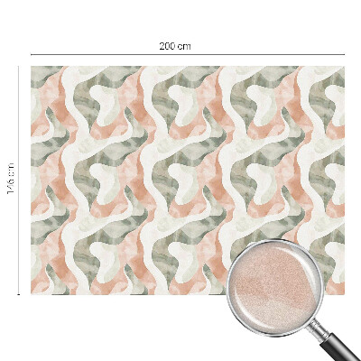 Decorative window film stained glass design Colorful waves