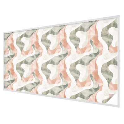 Decorative window film stained glass design Colorful waves