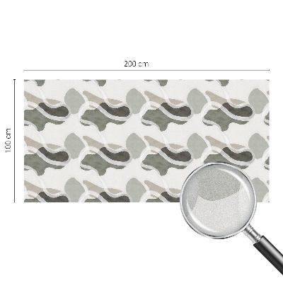 Decorative window film stained glass design Organic pattern