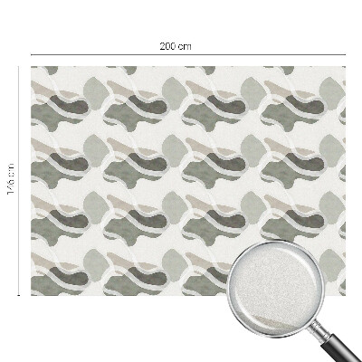 Decorative window film stained glass design Organic pattern