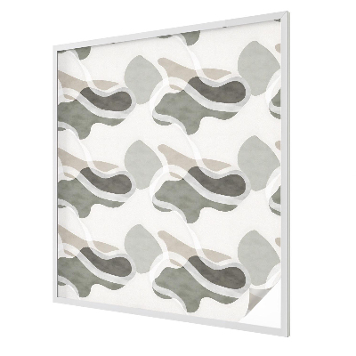 Decorative window film stained glass design Organic pattern