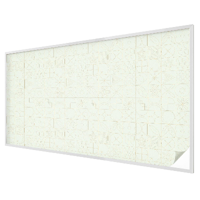 Coloured glass film for windows Geometric mosaic