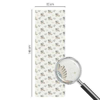 Patterned window film stained glass Birds pattern