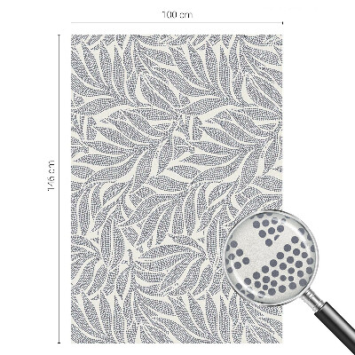 Coloured glass film for windows Leaf drops