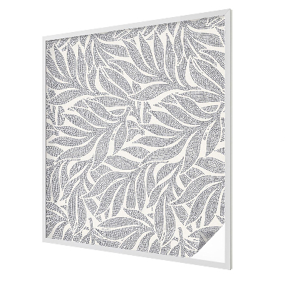 Coloured glass film for windows Leaf drops