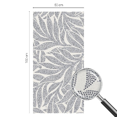 Coloured glass film for windows Leaf drops