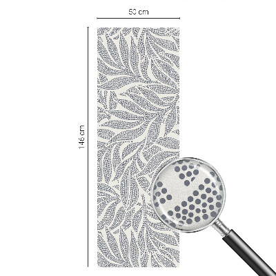 Coloured glass film for windows Leaf drops