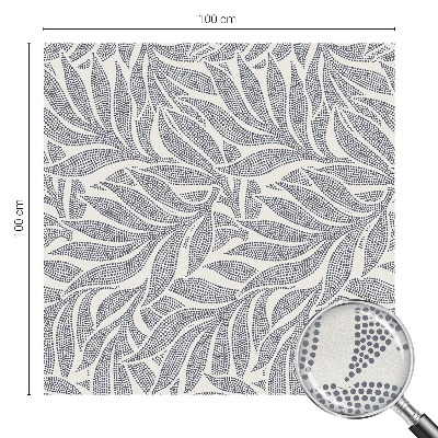 Coloured glass film for windows Leaf drops