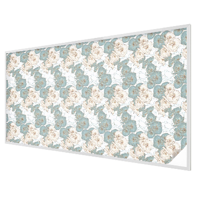 Privacy window film stained glass effect Delicate flowers